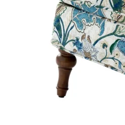 Accent Chairs-Kirkland's Home Blue And White Floral Classic Accent Chair Blue/White