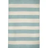 Outdoor Rugs-Kirkland's Home Blue Cabana Stripe Indoor/Outdoor Area Rug, 3X5 Blue/Ivory