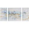Canvas Art-Kirkland's Home Blue Cosmo Triptych Canvas Art Prints, Set Of 3 Blue/Gold