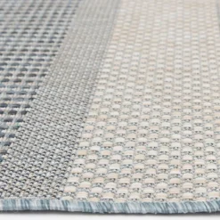 Outdoor Rugs-Kirkland's Home Blue Elletta Indoor/Outdoor Area Rug, 7X9 Gray