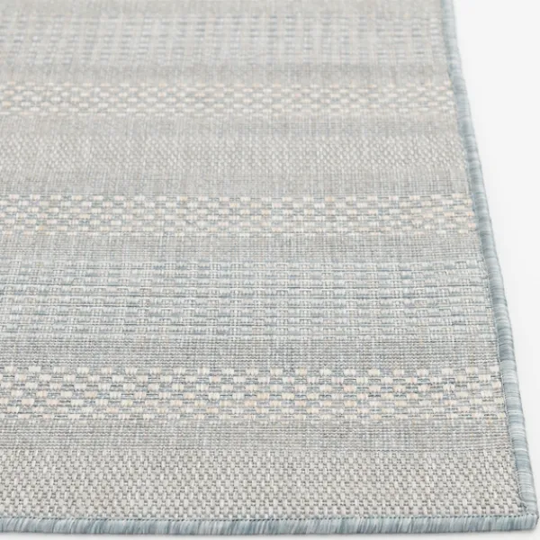 Outdoor Rugs-Kirkland's Home Blue Elletta Indoor/Outdoor Area Rug, 2X7 Gray