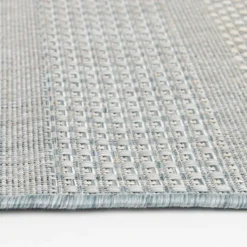 Outdoor Rugs-Kirkland's Home Blue Elletta Indoor/Outdoor Area Rug, 2X7 Gray