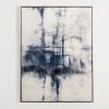 Canvas Art-Kirkland's Home Blue Era Abstract I Framed Canvas Art Print Blue/Gray