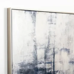 Canvas Art-Kirkland's Home Blue Era Abstract I Framed Canvas Art Print Blue/Gray