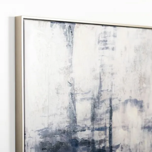 Canvas Art-Kirkland's Home Blue Era Abstract I Framed Canvas Art Print Blue/Gray