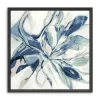 Canvas Art-Kirkland's Home Blue Halcyon Framed Canvas Art Print Blue/White
