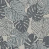 Outdoor Rugs-Kirkland's Home Blue Malibu Monstera Outdoor Area Rug, 7X9 Blue/Gray