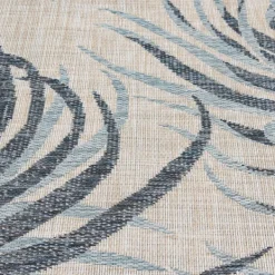 Outdoor Rugs-Kirkland's Home Blue Malibu Palms Outdoor Area Rug, 7X9 Blue/Gray