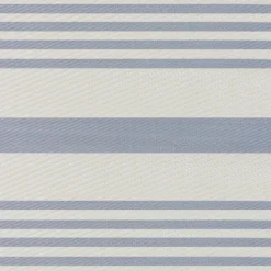 Outdoor Rugs-Kirkland's Home Blue Modern Stripes Outdoor Area Rug, 4X6 Blue/White