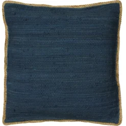 Pillows-Kirkland's Home Blue Moon Riley Pillow Blue/Tan