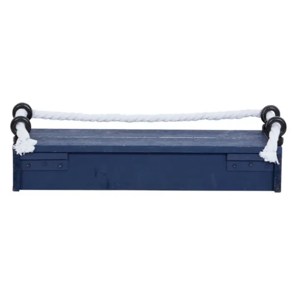 Shelves-Kirkland's Home Blue Nautical 3-Pc. Wood Shelves