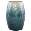 Accent & End Tables-Kirkland's Home Blue Ombre Mosaic Capiz Shell Drum End Table