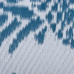 Outdoor Rugs-Kirkland's Home Blue Pineapple Indoor/Outdoor Area Rug, 4X6 Blue/White