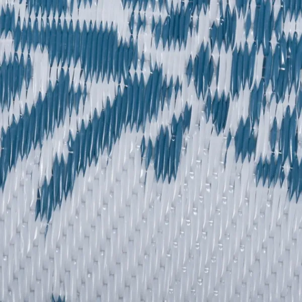 Outdoor Rugs-Kirkland's Home Blue Pineapple Indoor/Outdoor Area Rug, 4X6 Blue/White