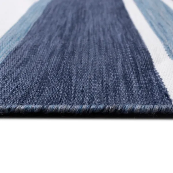 Outdoor Rugs-Kirkland's Home Blue Shades Striped Indoor/Outdoor Area Rug, 7X9 Blue/White