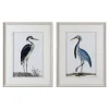 Framed Art-Kirkland's Home Blue Shore Birds Framed Art Prints, Set Of 2 Blue/White
