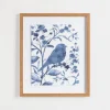 Framed Art-Kirkland's Home Bluebird On Branch I Framed Art Print Blue/White