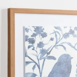 Framed Art-Kirkland's Home Bluebird On Branch I Framed Art Print Blue/White
