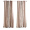 Curtains & Drapes-Kirkland's Home Blush Chenille Stripe Curtain Panel, 84 In. Pink