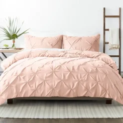Duvets-Kirkland's Home Blush Pinched 2-Pc. Twin Duvet Cover Set Pink