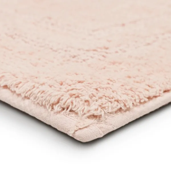 Bathroom Rugs-Kirkland's Home Blush Reversible Cotton Bath Mat, 45 In. Pink