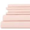 Bed Sheets-Kirkland's Home Blush Ultra Soft 6-Pc. Full Sheet Set Pink