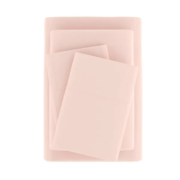Bed Sheets-Kirkland's Home Blush Ultra Soft 3-Pc. Twin Xl Sheet Set Pink