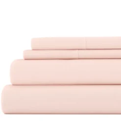 Bed Sheets-Kirkland's Home Blush Ultra Soft 4-Pc. Twin Xl Sheet Set Pink
