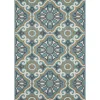 Outdoor Rugs-Kirkland's Home Boho Ikat Indoor/Outdoor Area Rug, 5X7 Blue