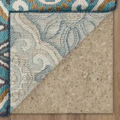 Outdoor Rugs-Kirkland's Home Boho Ikat Indoor/Outdoor Area Rug, 5X7 Blue