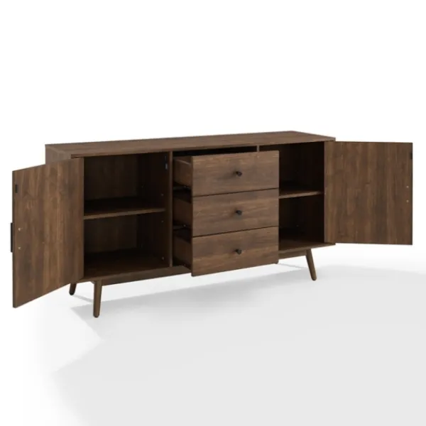 Cabinets & Sideboards-Kirkland's Home Bonnie Brown Midcentury Sideboard Cabinet