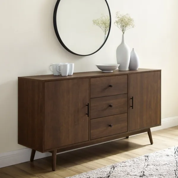 Cabinets & Sideboards-Kirkland's Home Bonnie Brown Midcentury Sideboard Cabinet