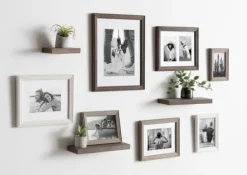 Gallery Wall Frames-Kirkland's Home Bordeaux 10-Pc. Gallery Wall Frame And Shelf Set