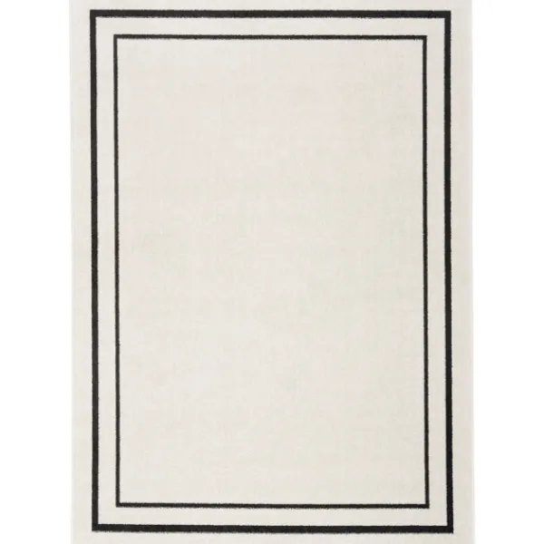 Outdoor Rugs-Kirkland's Home Bordered Indoor/Outdoor Area Rug, 5X7 Ivory