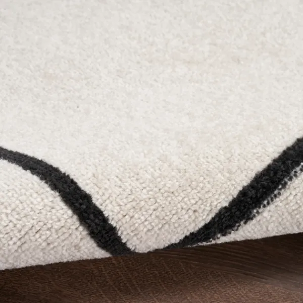 Outdoor Rugs-Kirkland's Home Bordered Indoor/Outdoor Area Rug, 5X7 Ivory