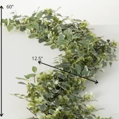 Arrangements & Greenery-Kirkland's Home Botanical Foliage Garland Green