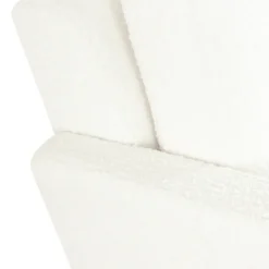 Accent Chairs-Kirkland's Home Boucle Wood Frame Accent Chair White