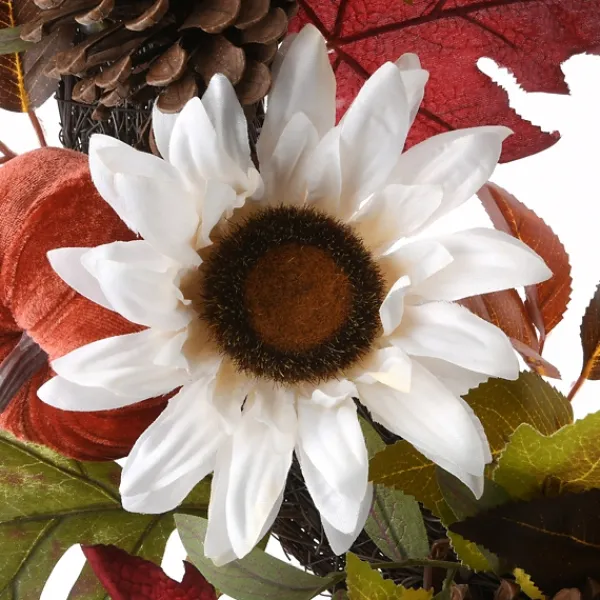 Wreaths-Kirkland's Home Bountiful Sunflowers Autumn Blend Wreath Multi