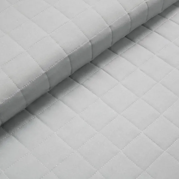 Quilts-Kirkland's Home Box Stitch Cotton Full/Queen 3-Pc. Quilt Set Gray
