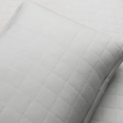 Quilts-Kirkland's Home Box Stitch Cotton King 3-Pc. Quilt Set Gray