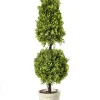 Trees & Topiaries-Kirkland's Home Boxwood Ball And Cone Topiary, 36 In.