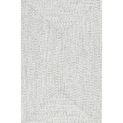 Outdoor Rugs-Kirkland's Home Braided Leah Indoor/Outdoor Area Rug, 3X5 Ivory
