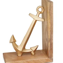 Decorative Accents-Kirkland's Home Brass Anchor Bookends, Set Of 2