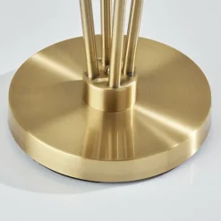 Floor Lamps-Kirkland's Home Brass Enoki 4-Arm Asymmetrical Floor Lamp Gold/Ivory
