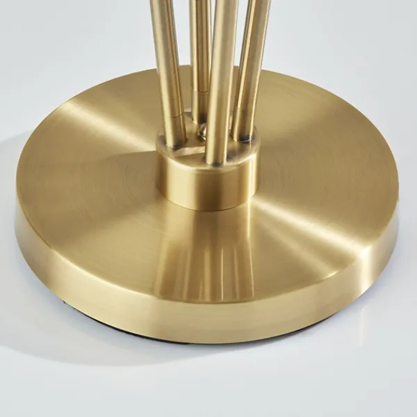 Floor Lamps-Kirkland's Home Brass Enoki 4-Arm Asymmetrical Floor Lamp Gold/Ivory