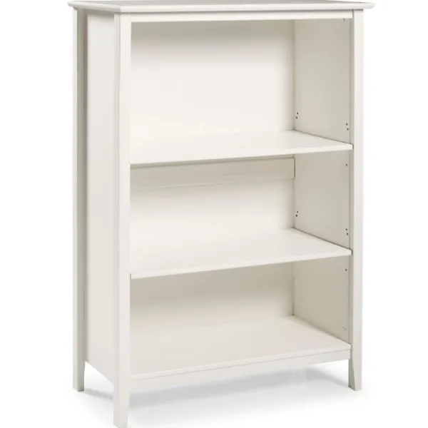 Bookshelves-Kirkland's Home Brazilian Pine Wood 3-Tier Bookshelf White
