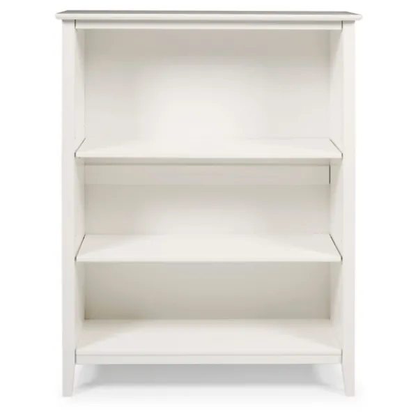 Bookshelves-Kirkland's Home Brazilian Pine Wood 3-Tier Bookshelf White