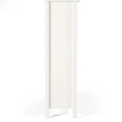 Bookshelves-Kirkland's Home Brazilian Pine Wood 3-Tier Bookshelf White