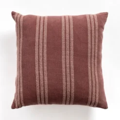 Pillows-Kirkland's Home Brick Providence Stripe Pillow Red