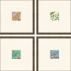 Framed Art-Kirkland's Home Bright Botanicals I Framed Art Prints, Set Of 4 White/Multi